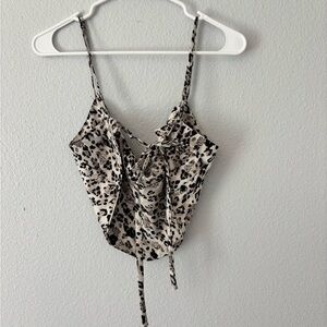 Mahina Leopard Print Camisole Top